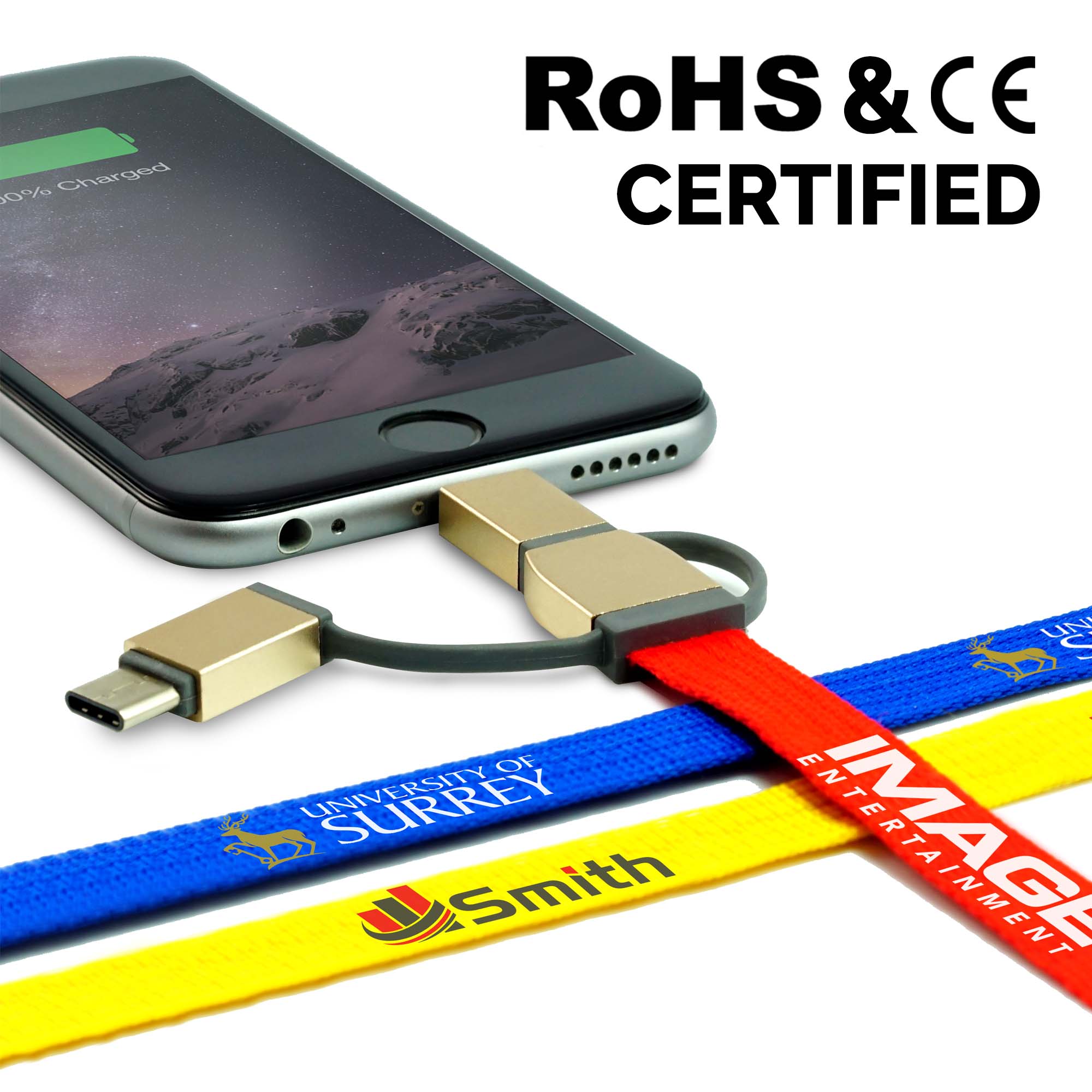 Promo Fabric USB Charging And Data Cable