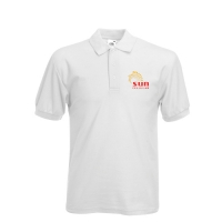 Custom Printed Polo Shirt (White)