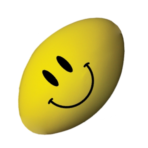 Smiley Stress Rugby Ball