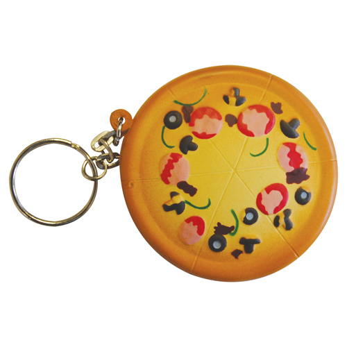 Stress Pizza Keyring