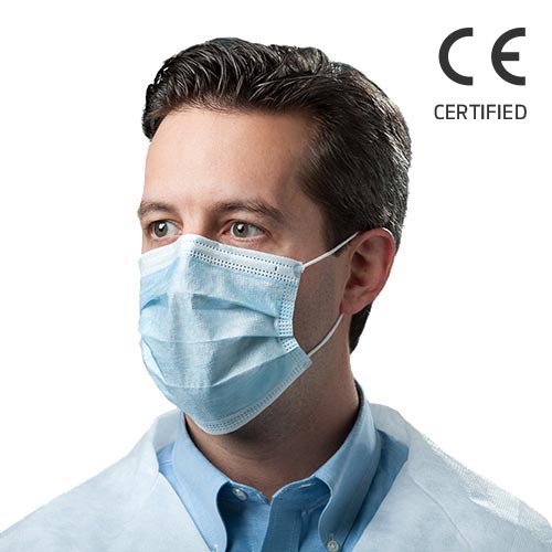 Fluid Resistant Surgical Face Mask - Type IIR CE Certified